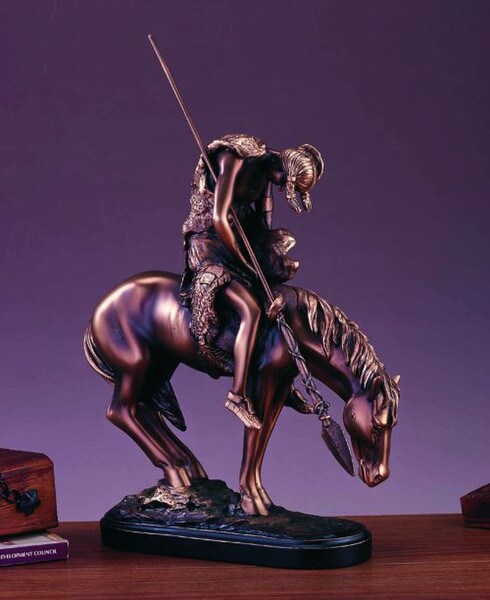End Of The Trail Sculpture 13.5 " High